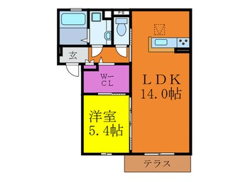 間取図 ソフィアコート鳥飼　Ａ棟