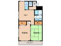 アエリエ上池田の間取図