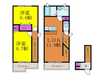 間取図 ネオハイム摂津