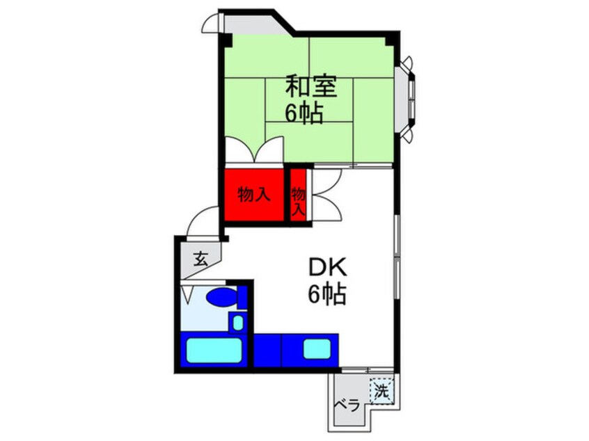 間取図 ＫＳレジデンスメゾン豊中曽根