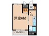 サニ－コ－トⅡ 1Kの間取り