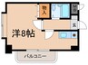 サニ－コ－トⅡ 1Rの間取り