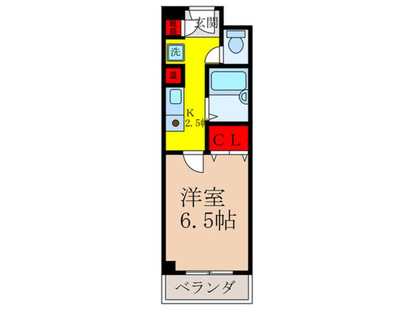 間取図 五月フラット池田