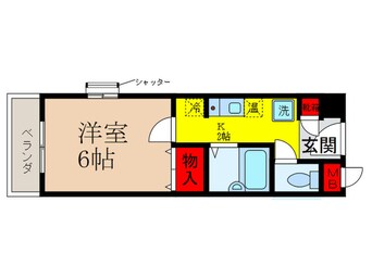 間取図 五月フラット池田