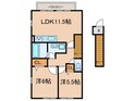 ローテローゼ恵比須の間取図