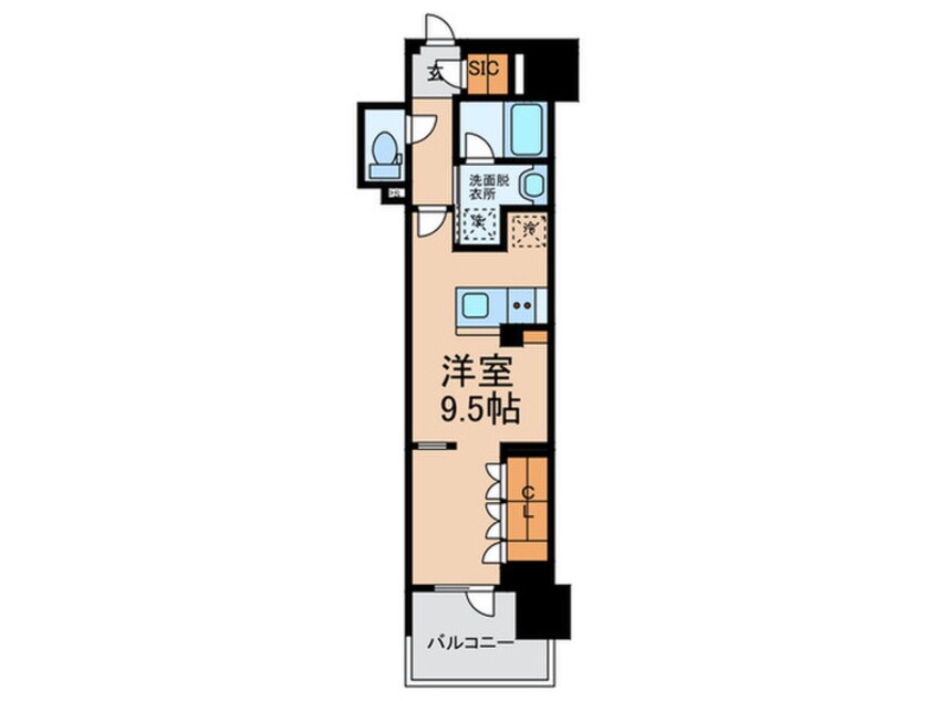 間取図 ＢＰＲレジデンス大阪本町Ｑ