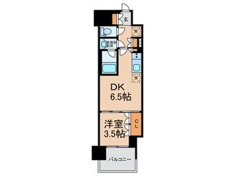 間取図 ＢＰＲレジデンス大阪本町Ｑ