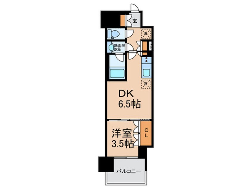 間取図 ＢＰＲレジデンス大阪本町Ｑ