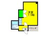 エステ－トＧＥＮⅠ 1Rの間取り