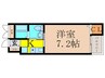 スリージェ伍番館 1Kの間取り