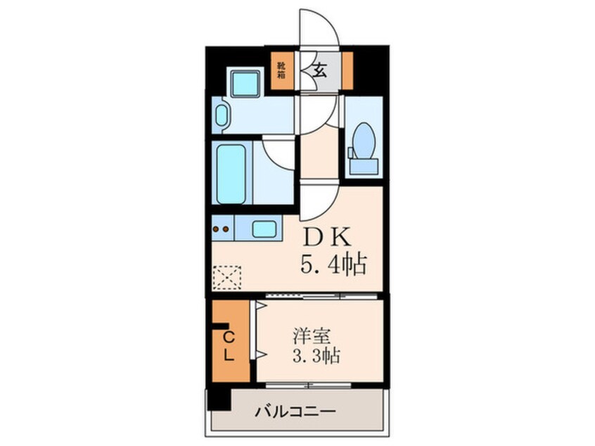 間取図 クレアドーレ京都二条