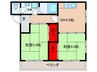 サンハイツ 2DKの間取り