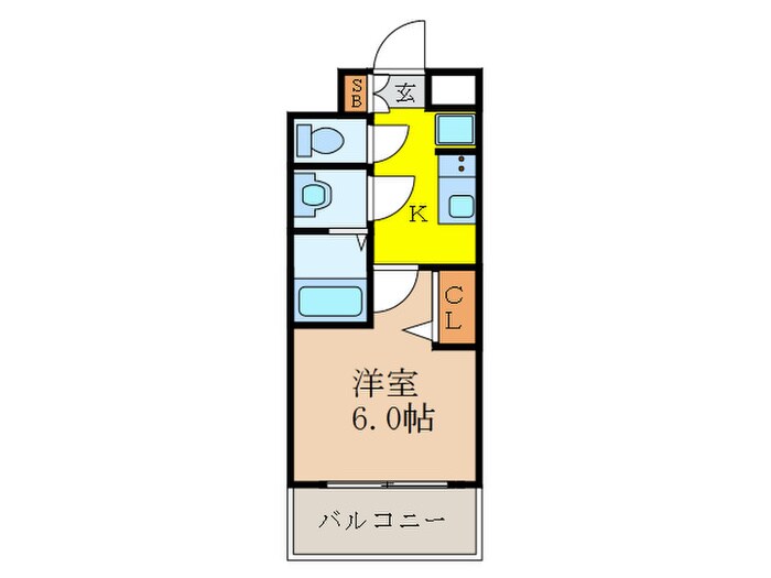 間取り図 ﾌﾟﾚｻﾝｽ新大阪ｽﾄﾘｰﾑ(1502)