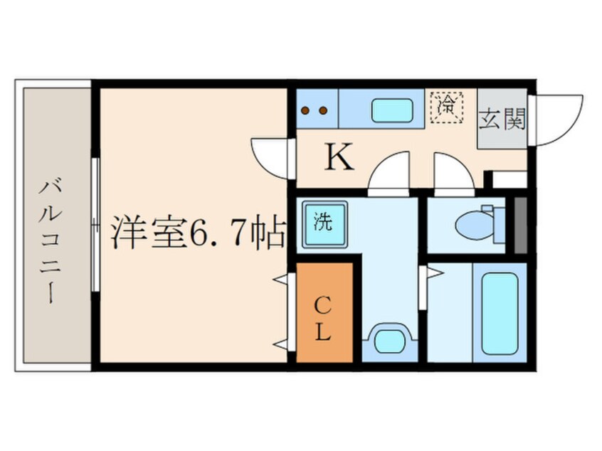 間取図 ケイズスクエア尼崎