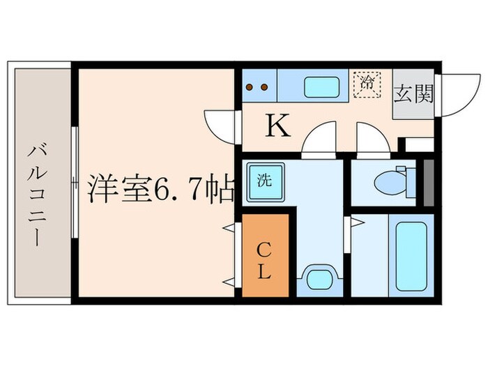 間取り図 ケイズスクエア尼崎