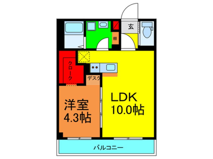 間取図 グランツ東香里園町