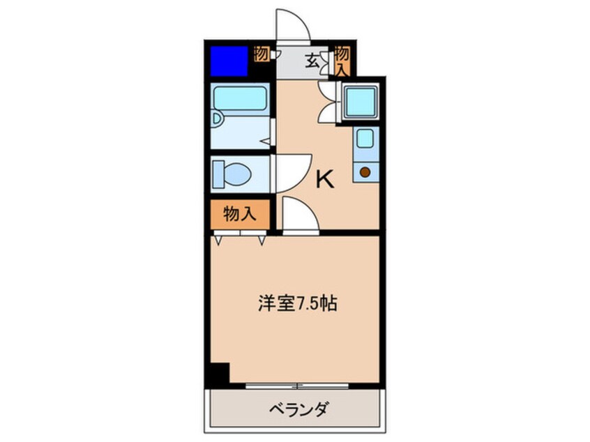 間取図 ｸﾞﾗﾝﾋﾟｱ扇町