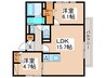 D-ROOM生野区巽東４丁目 2LDKの間取り