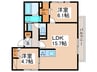 D-ROOM生野区巽東４丁目 2LDKの間取り