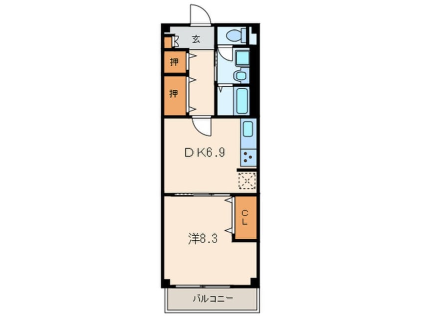 間取図 アクア灘