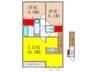 ロッヂえざかＡ 2LDKの間取り