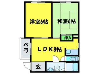 間取図 昭和ハイツ