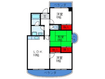 間取図 メゾンアザレア