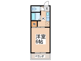 間取図 リバーヒル喜志