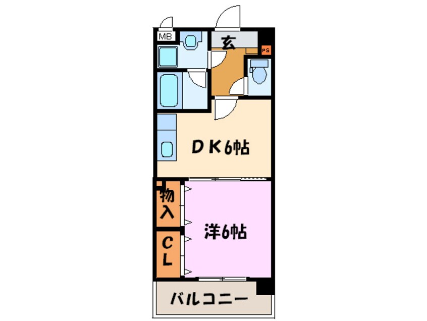 間取図 フォンティ－ヌ