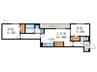 ヴァン　ソレイユ　二条 2LDKの間取り