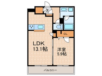 間取図 シャーメゾン夙川West