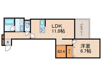 間取図 シャーメゾン夙川West