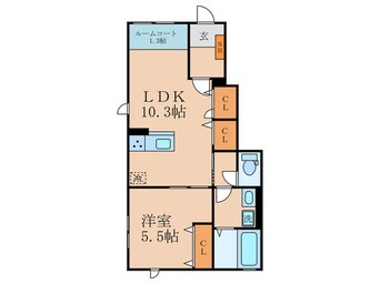 間取図 ローザ桃山