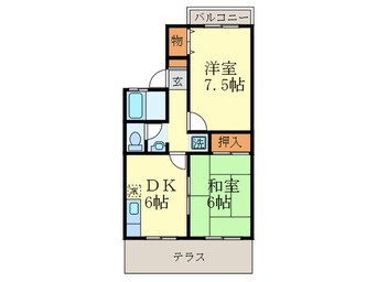 間取図 フォレスタ西賀茂