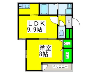 間取図 フジパレス堺大浜中町