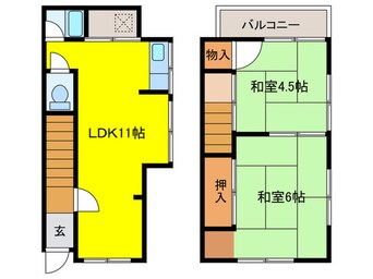 間取図 小久保5丁目戸建