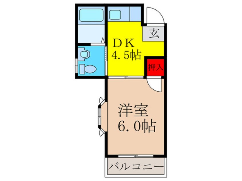 間取図 五月ヶ丘ハイツ　辻