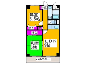 間取図 ハイマート宮山台