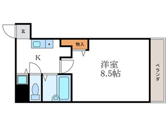 間取図 Ｍｓ　ＭＩＧＮＯＮ下鴨