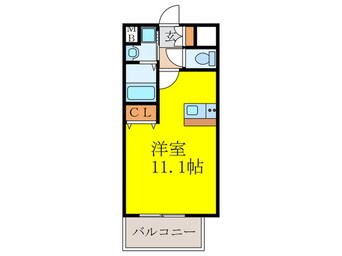 間取図 プレサンス新大阪クレスタ(610)