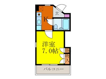 間取図 光栄ハイツ千里丘