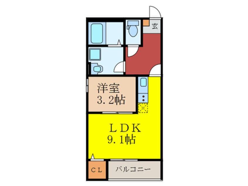 間取図 リュクスシティー永和