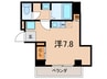 ＥＲＣｉｔｙｓ立花駅前 1Rの間取り