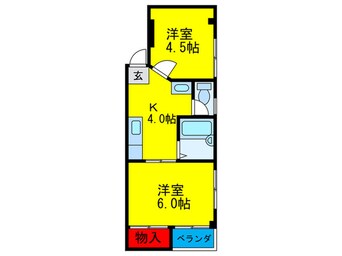 間取図 エルベ太子橋