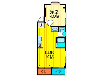 間取図 エルベ太子橋