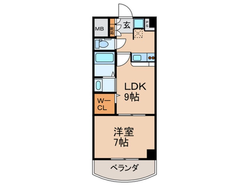 間取図 ノルデンタワ－天神橋アネックス