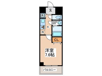 間取図 シャルマンフジ阿波座イ－スト