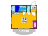 ＢＢビル 1Rの間取り