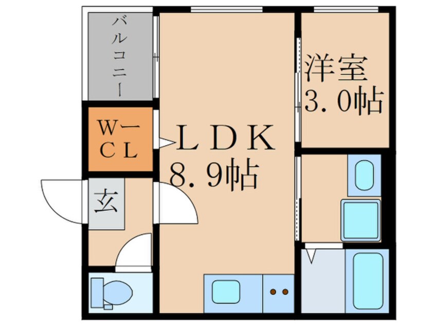 間取図 ＲＥＧＡＬＥＳＴ伏見
