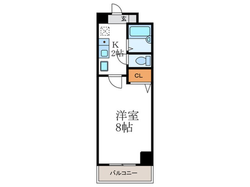 間取図 ア－ル河原町